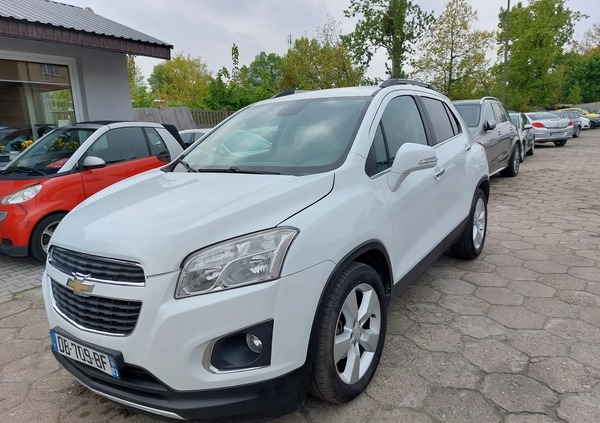 Chevrolet Trax cena 32900 przebieg: 154125, rok produkcji 2013 z Maków Podhalański małe 326